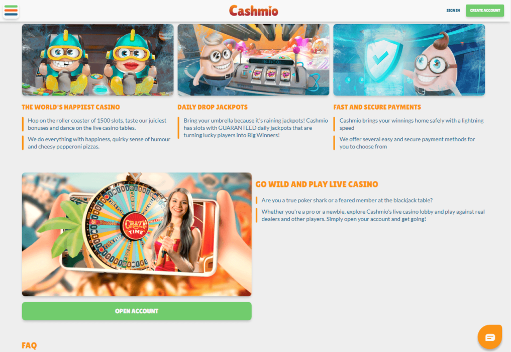 Cashmio Casino review -Canada