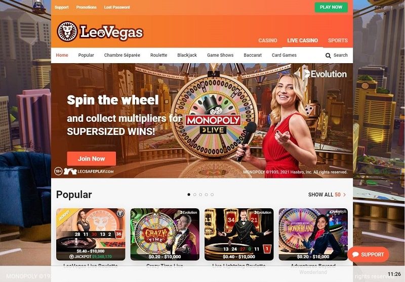 LeoVegas Casino review Canada