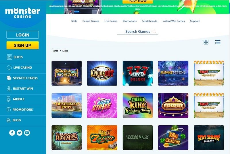 monster casino review Canada