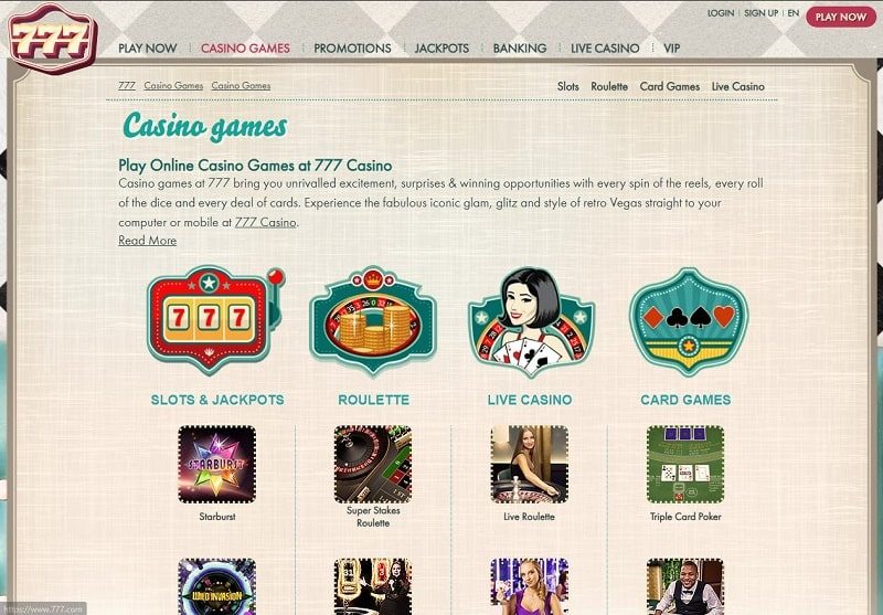 777 casino Canada