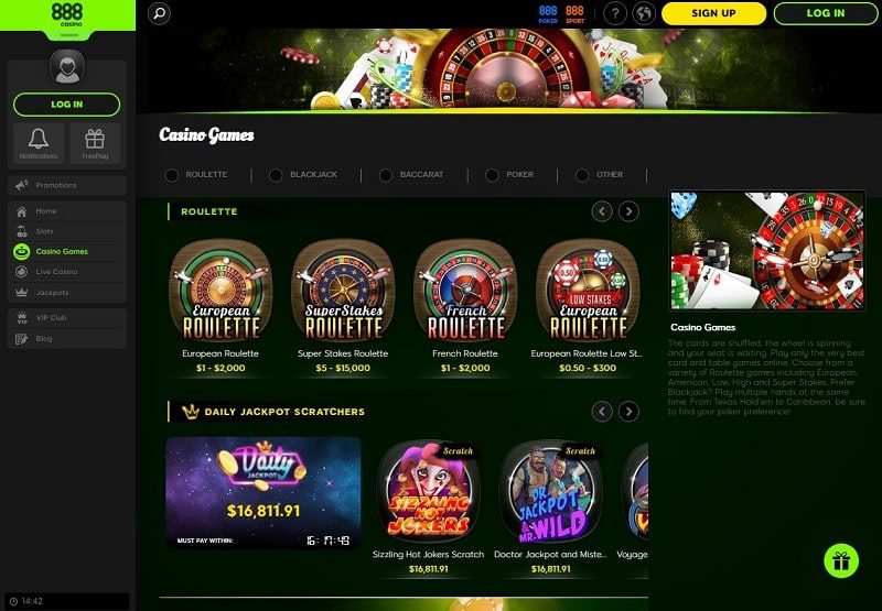 888casino review Canada