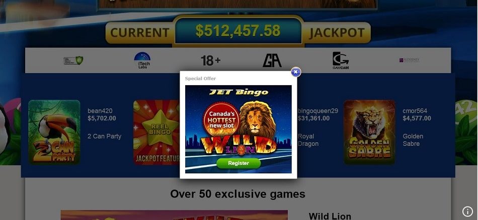 Jet Bingo online bingo games and slots in Canada