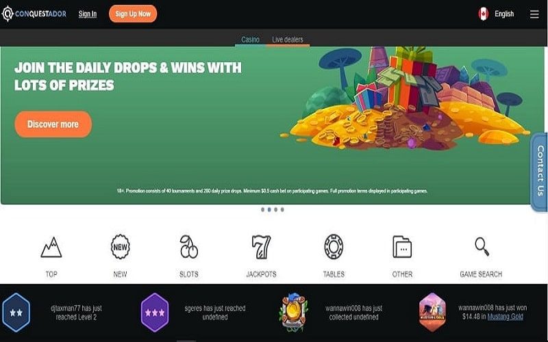 Daily-drops-and-prizes-at-Conquestador-Casino-CA