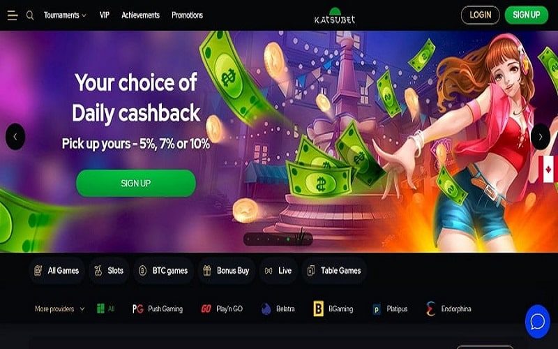 Katsubet-Casino-homepage-daily-cashback-CA